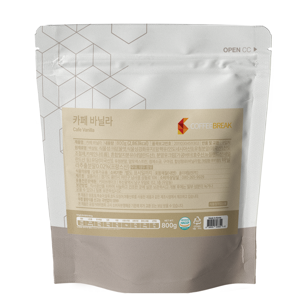 커피브레이크 카페 바닐라 800g x 12ea (1box)