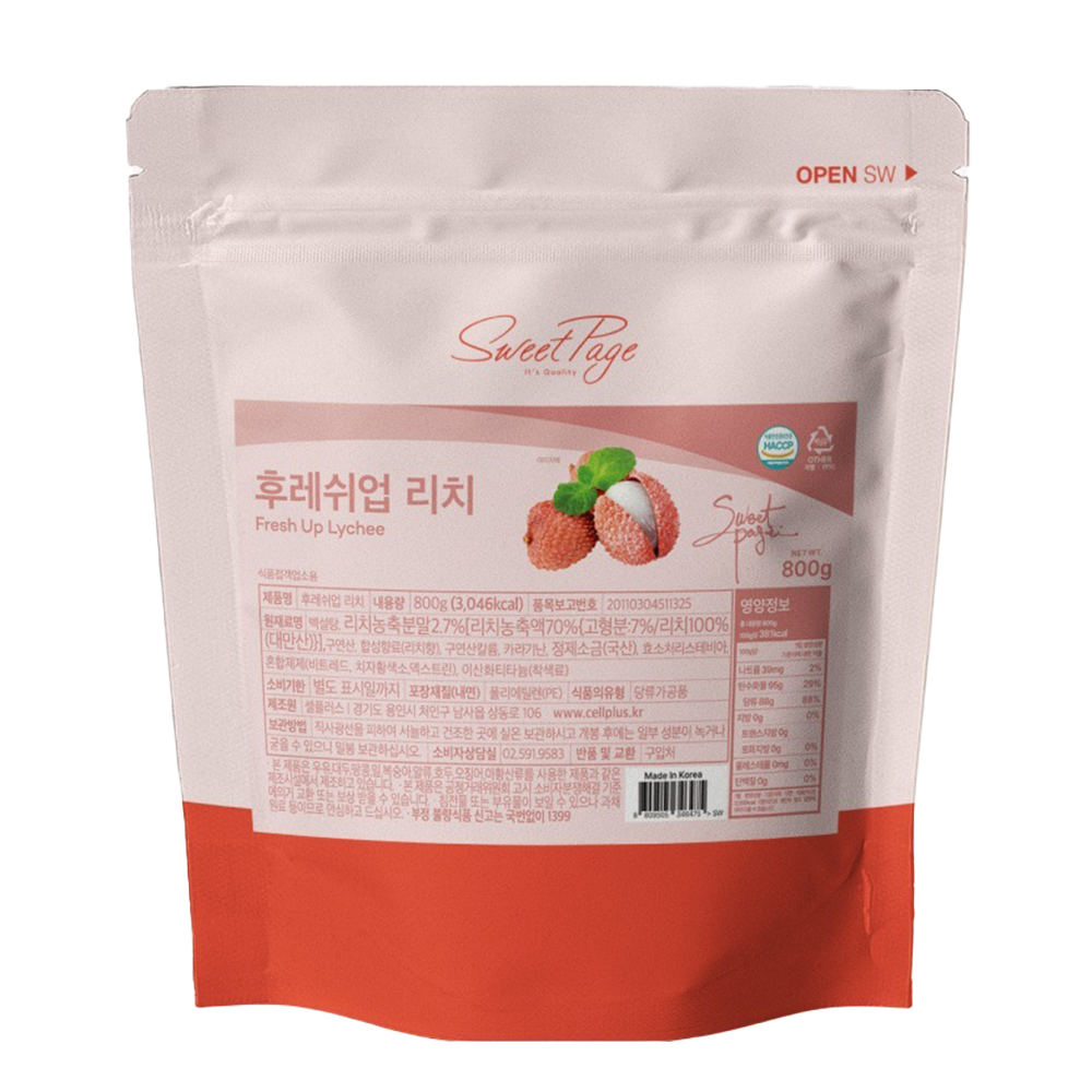 스위트페이지 후레쉬업 리치 800g x 12ea (1box)